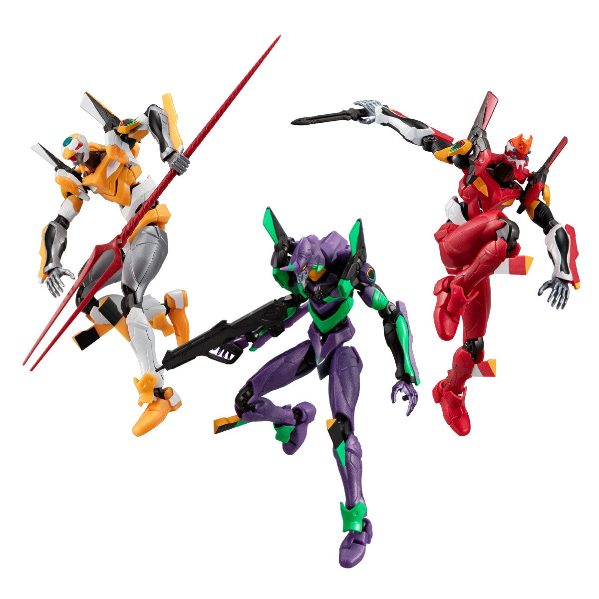 【新品即納】[FIG] (BOX)(食玩)EVA-FRAME-DX:ヱヴァンゲリヲン新劇場版 可動フィギュア(3個) バンダイ(20250421)