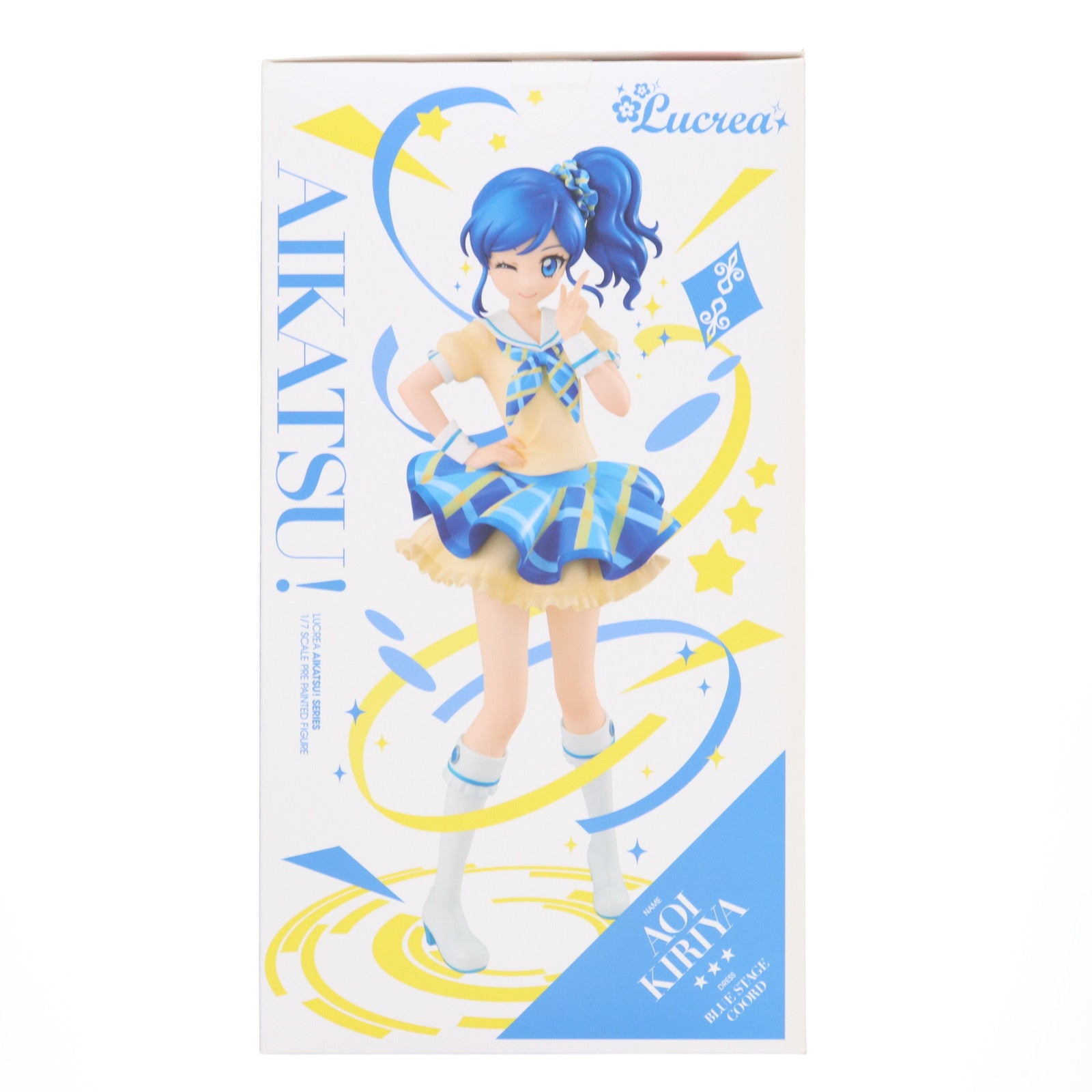 【中古即納】[FIG] プレミアムバンダイ&メガトレショップ限定特典付属 Lucrea(ルクリア) 霧矢あおい(きりやあおい) ブルーステージコーデ アイカツ! 1/7 完成品 フィギュア メガハウス(20200430)