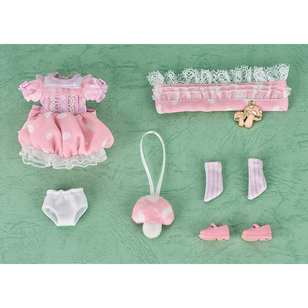 【新品即納】[FIG] ねんどろいどどーる おようふくセット キノコ:Girl(ピンク) フィギュア用アクセサリ グッドスマイルアーツ上海(20250824)