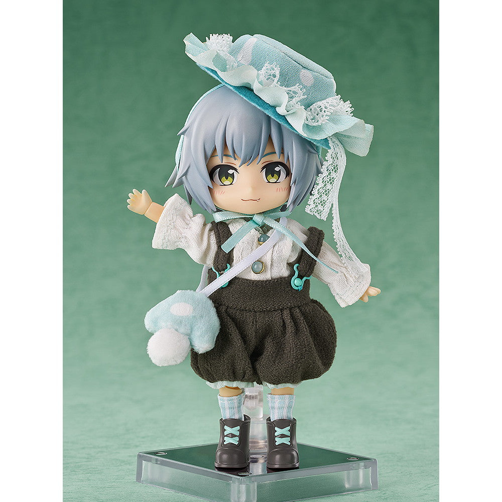 【新品即納】[FIG] ねんどろいどどーる おようふくセット キノコ:Boy(グリーン) フィギュア用アクセサリ グッドスマイルアーツ上海(20250824)