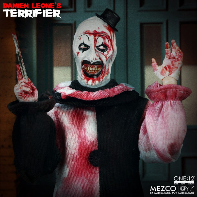 【中古即納】[FIG] ワン12コレクティブ アート・ザ・クラウン DXエディション Terrifier(テリファー) 1/12 完成品 アクションフィギュア メズコトイズ(20250430)