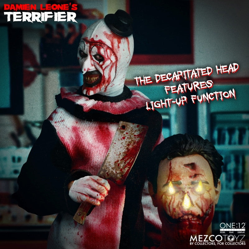 【中古即納】[FIG] ワン12コレクティブ アート・ザ・クラウン DXエディション Terrifier(テリファー) 1/12 完成品 アクションフィギュア メズコトイズ(20250430)