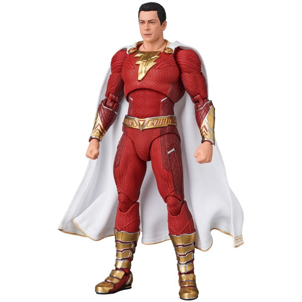 【新品即納】[FIG] マフェックス No.254 MAFEX SHAZAM!(FURY OF THE GODS Ver.)(シャザム!～神々の怒り～) 完成品 可動フィギュア メディコム・トイ(20250831)