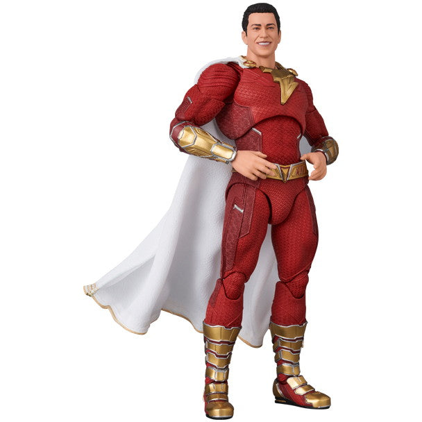【新品即納】[FIG] マフェックス No.254 MAFEX SHAZAM!(FURY OF THE GODS Ver.)(シャザム!～神々の怒り～) 完成品 可動フィギュア メディコム・トイ(20250831)