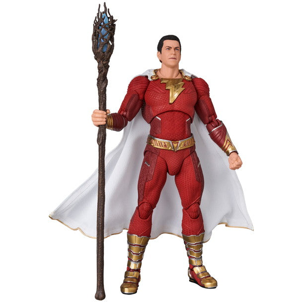 【新品即納】[FIG] マフェックス No.254 MAFEX SHAZAM!(FURY OF THE GODS Ver.)(シャザム!～神々の怒り～) 完成品 可動フィギュア メディコム・トイ(20250831)