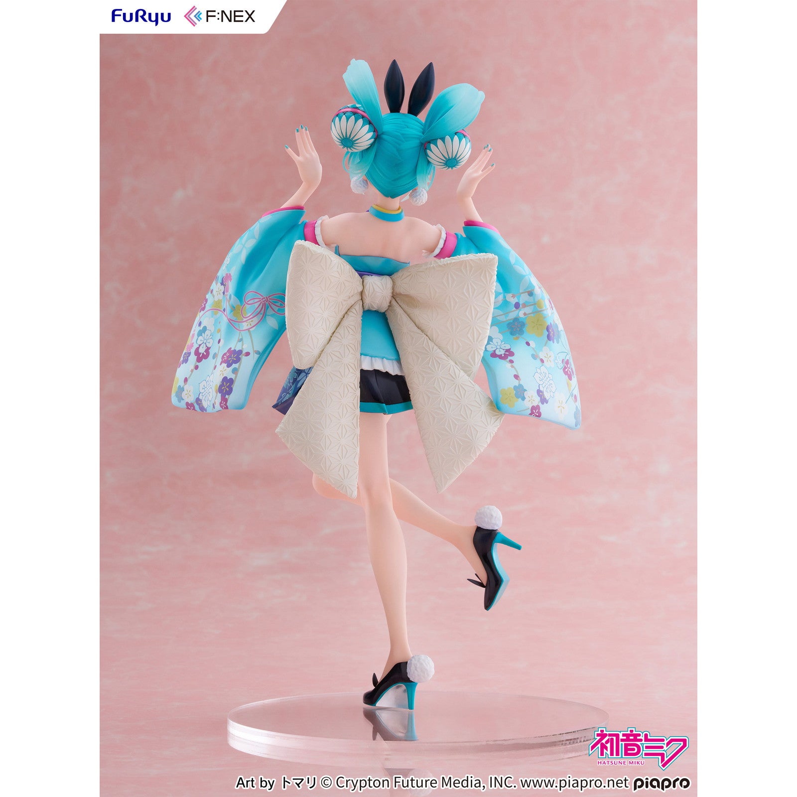 【新品即納】[FIG] 初音ミク -和バニー- キャラクター・ボーカル・シリーズ01 初音ミク 1/7 完成品 フィギュア(AMU-FNX1131) フリュー(20250906)