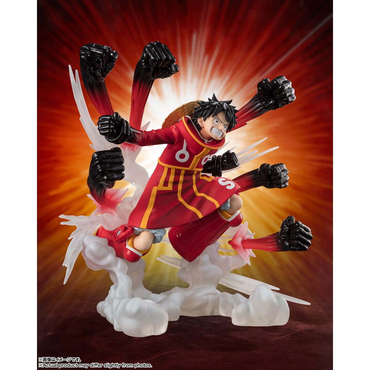 【中古即納】[FIG] フィギュアーツZERO [超激戦]モンキー・D・ルフィ -ゴムゴムの鷹銃乱打- ONE PIECE(ワンピース) 完成品 フィギュア バンダイスピリッツ(20250419)