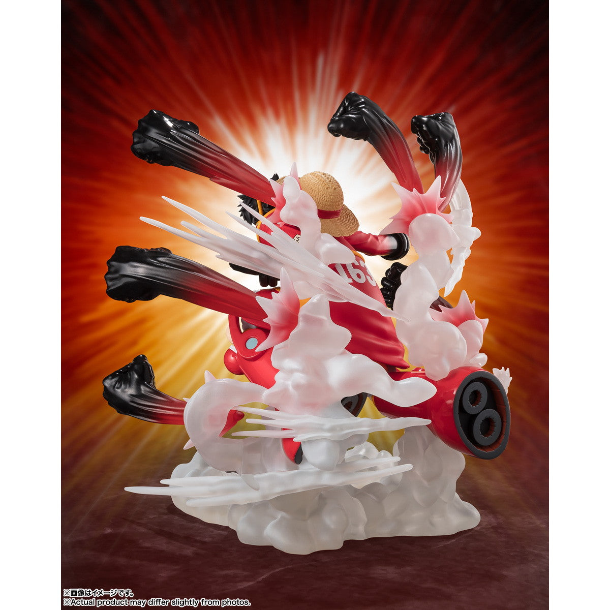 【中古即納】[FIG] フィギュアーツZERO [超激戦]モンキー・D・ルフィ -ゴムゴムの鷹銃乱打- ONE PIECE(ワンピース) 完成品 フィギュア バンダイスピリッツ(20250419)