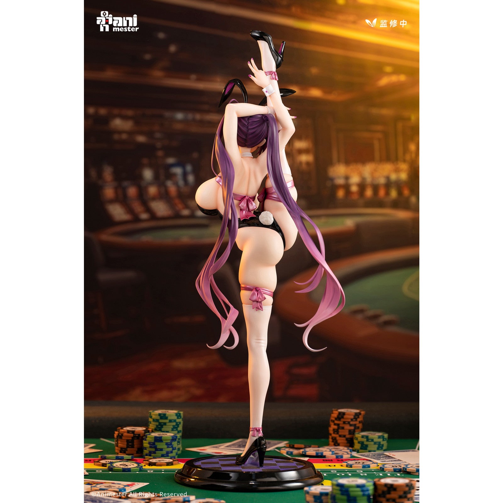 【新品即納】[FIG] 初回特典2種付属 プレゼントバニーガール ユナちゃん 1/4 完成品 フィギュア AniMester(アニメスター)(20251031)