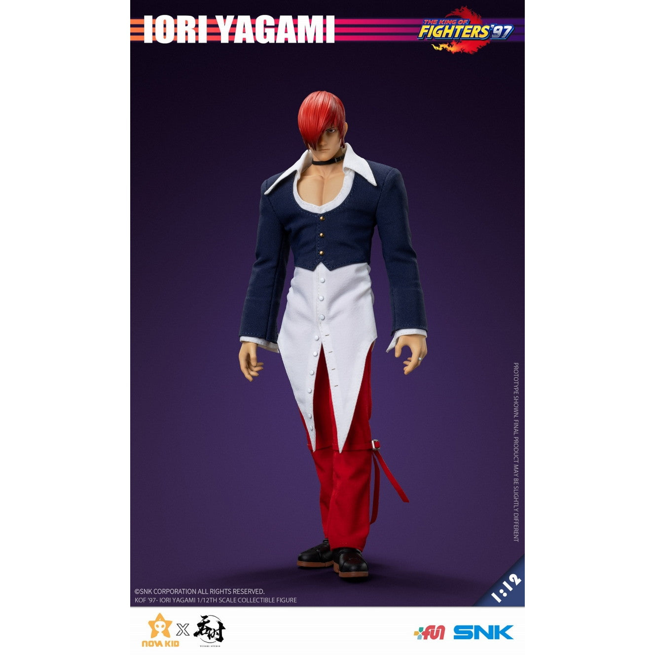 【新品即納】[FIG] 八神庵(やがみいおり) THE KING OF FIGHTERS '97(ザ・キング・オブ・ファイターズ97) 1/12 完成品 アクションフィギュア タンシスタジオ(20250331)
