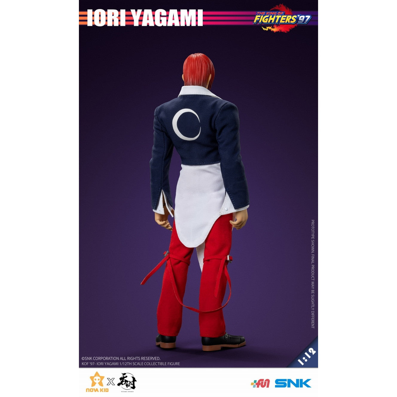 【新品即納】[FIG] 八神庵(やがみいおり) THE KING OF FIGHTERS '97(ザ・キング・オブ・ファイターズ97) 1/12 完成品 アクションフィギュア タンシスタジオ(20250331)