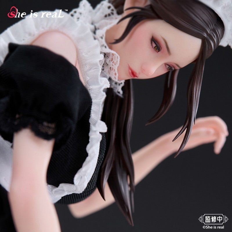 【予約安心出荷】[FIG] ポストカード&背景屏風付属 She is real Water Droplet メイド 1/6 完成品 フィギュア BearPanda(ベアパンダ)(2025年9月)