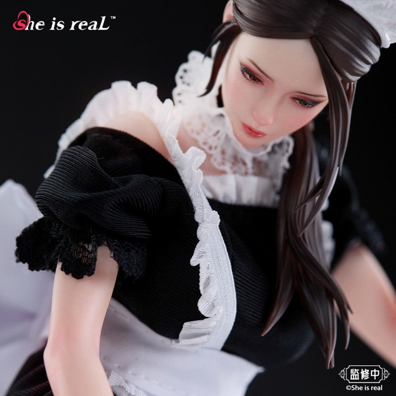 【予約安心出荷】[FIG] ポストカード&背景屏風付属 She is real Water Droplet メイド 1/6 完成品 フィギュア BearPanda(ベアパンダ)(2025年9月)