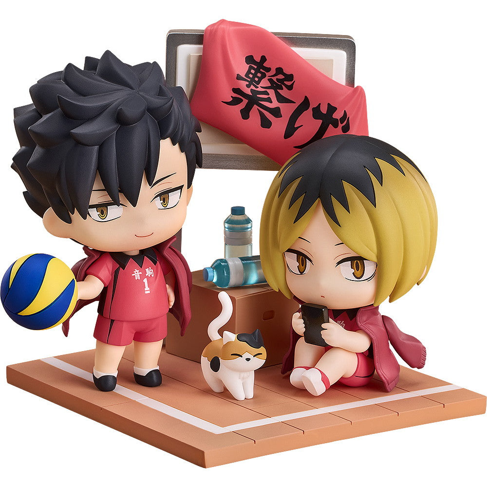 【新品】【お取り寄せ】[FIG] Qset+ 孤爪研磨 · 黒尾鉄朗(こづめけんま くろおてつろう) ハイキュー!! 完成品 フィギュア グッドスマイルアーツ上海(20250731)