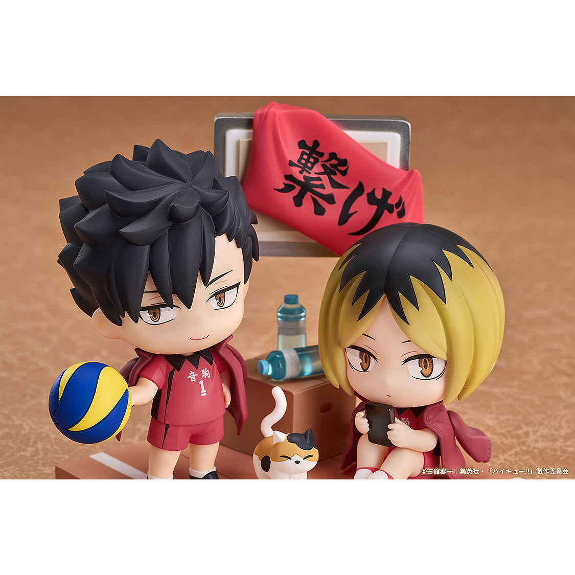 【新品即納】[FIG] Qset+ 孤爪研磨 · 黒尾鉄朗(こづめけんま くろおてつろう) ハイキュー!! 完成品 フィギュア グッドスマイルアーツ上海(20250731)