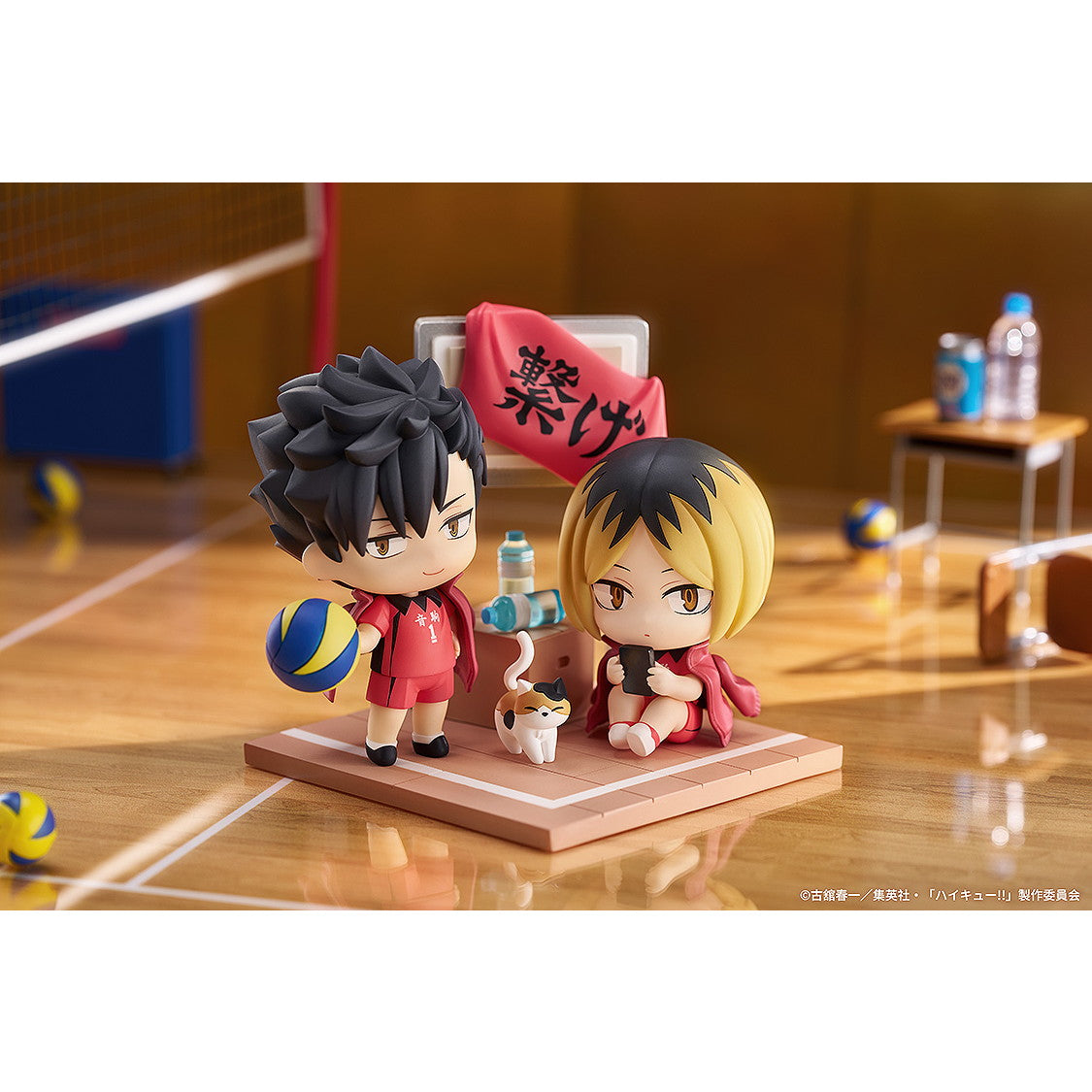 【新品即納】[FIG] Qset+ 孤爪研磨 · 黒尾鉄朗(こづめけんま くろおてつろう) ハイキュー!! 完成品 フィギュア グッドスマイルアーツ上海(20250731)