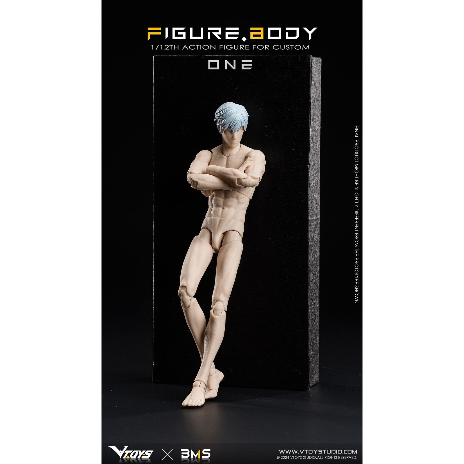 【新品即納】[FIG] 予約特典2種付属 ONE(ワン) VB002 ホワイトスキン 1/12 完成品 可動フィギュア VTOYS×BMS(20250531)