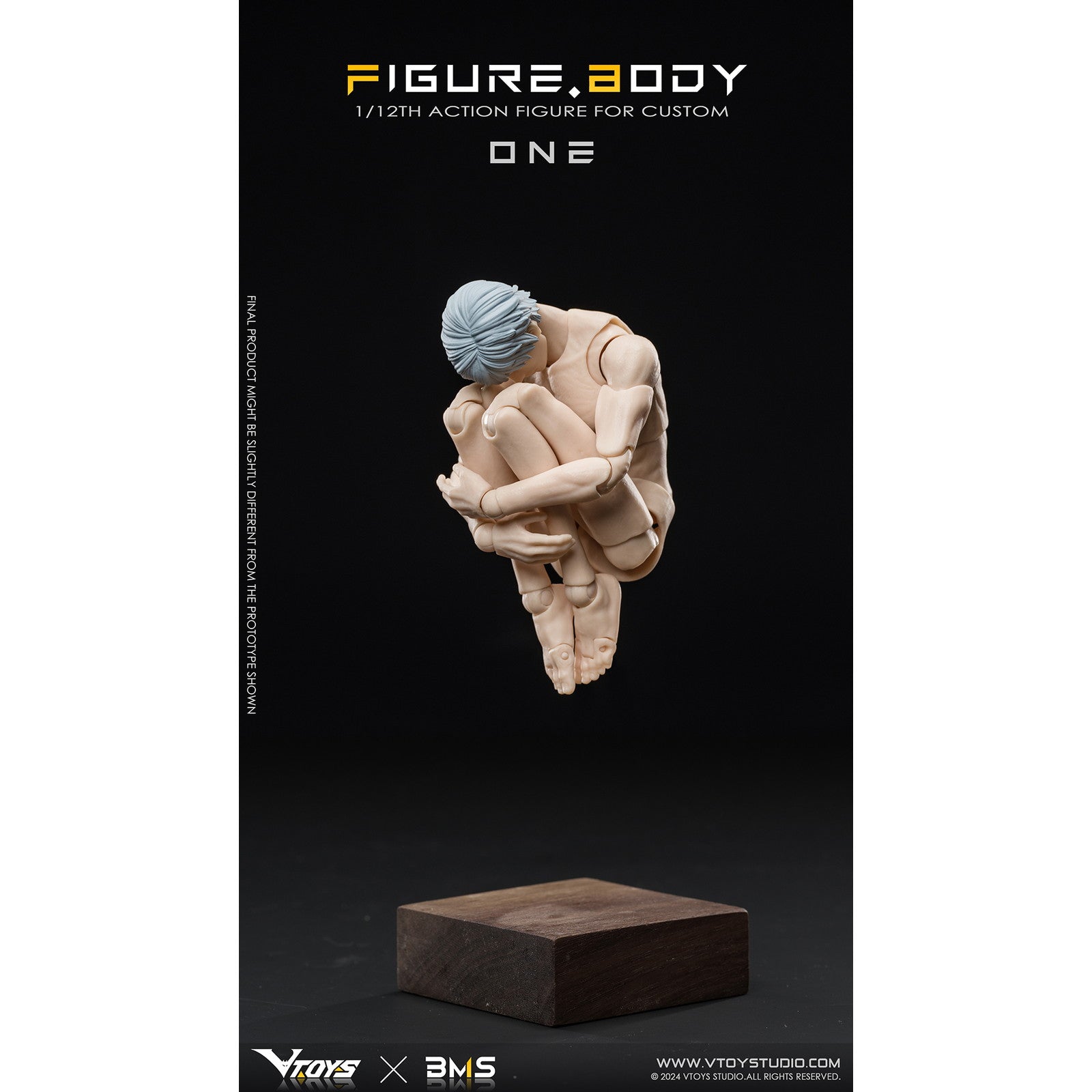 【新品即納】[FIG] 予約特典2種付属 ONE(ワン) VB002 ホワイトスキン 1/12 完成品 可動フィギュア VTOYS×BMS(20250531)