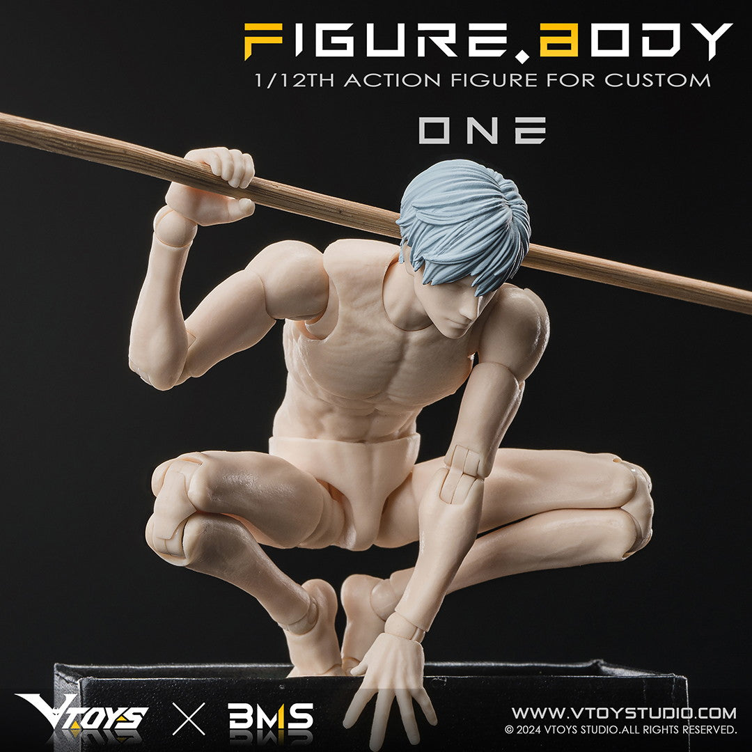 【新品即納】[FIG] 予約特典2種付属 ONE(ワン) VB002 ホワイトスキン 1/12 完成品 可動フィギュア VTOYS×BMS(20250531)