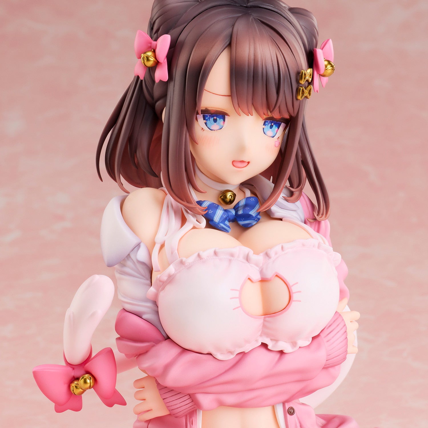 【新品即納】[FIG] リボンヘアピンちゃん(猫りん堂イラスト) カットイラスト 完成品 フィギュア ユニオンクリエイティブ(20250831)