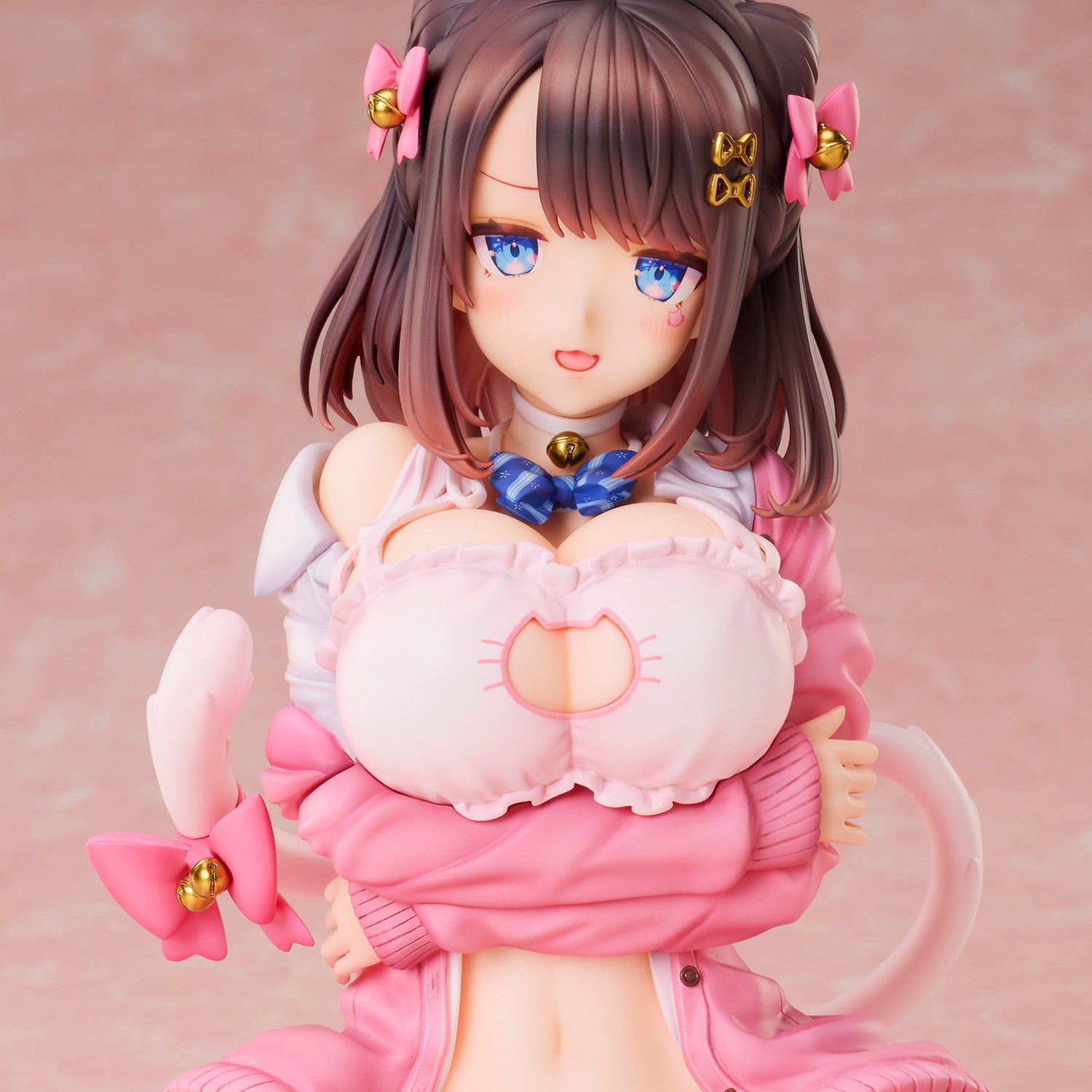 【新品即納】[FIG] リボンヘアピンちゃん(猫りん堂イラスト) カットイラスト 完成品 フィギュア ユニオンクリエイティブ(20250831)