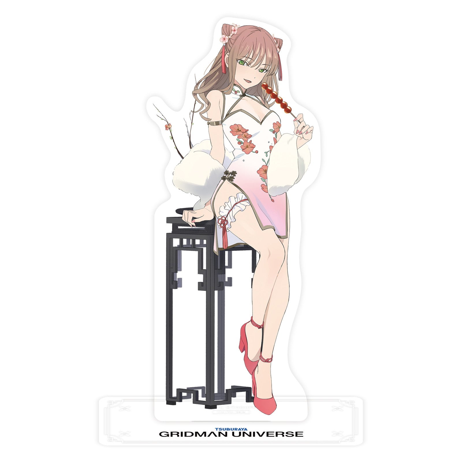 【新品即納】[FIG] アクリルスタンド2種付属 宝多六花&南夢芽セット(たからだりっか&みなみゆめ) チャイナドレスVer. グリッドマン ユニバース 1/7 完成品 フィギュア APEX(エーペックス)(20251231)