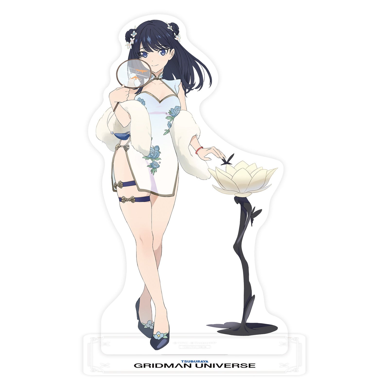 【新品即納】[FIG] アクリルスタンド2種付属 宝多六花&南夢芽セット(たからだりっか&みなみゆめ) チャイナドレスVer. グリッドマン ユニバース 1/7 完成品 フィギュア APEX(エーペックス)(20251231)