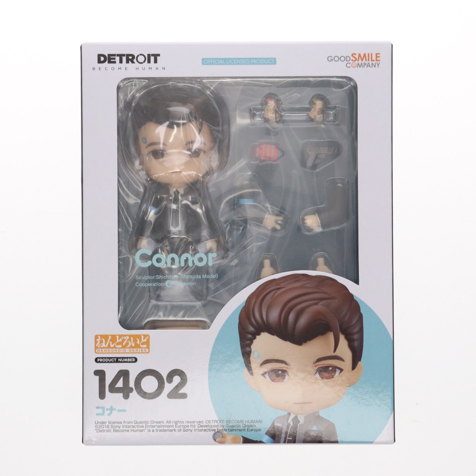 【新品即納】[FIG] (再販) ねんどろいど 1402 コナー Detroit: Become Human(デトロイト ビカム ヒューマン) 完成品 可動フィギュア グッドスマイルカンパニー(20250731)