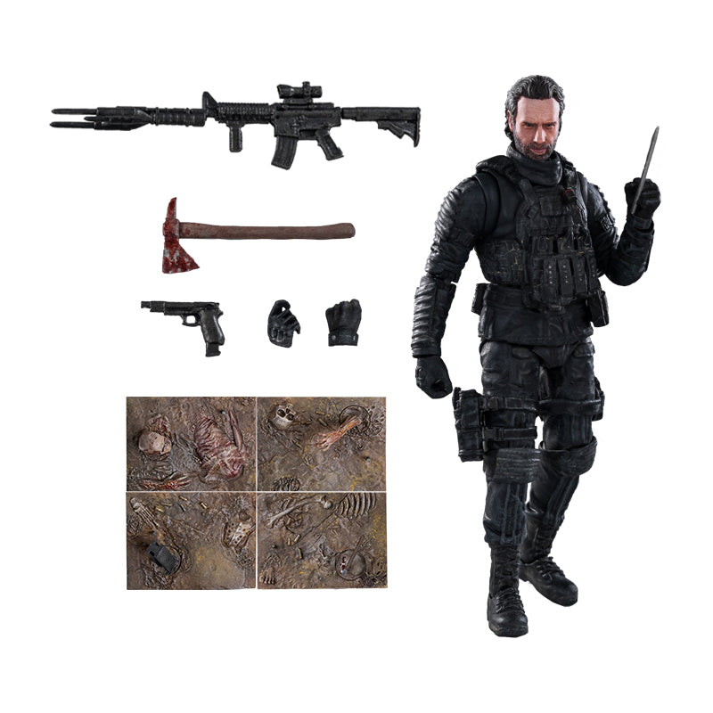 【新品即納】[FIG] エクスクイジット ミニ リック ウォーキング・デッド: ザ・ワンズ・フー・リブ 1/18 完成品 アクションフィギュア(EMW0309) ハイヤトイズ(20250630)