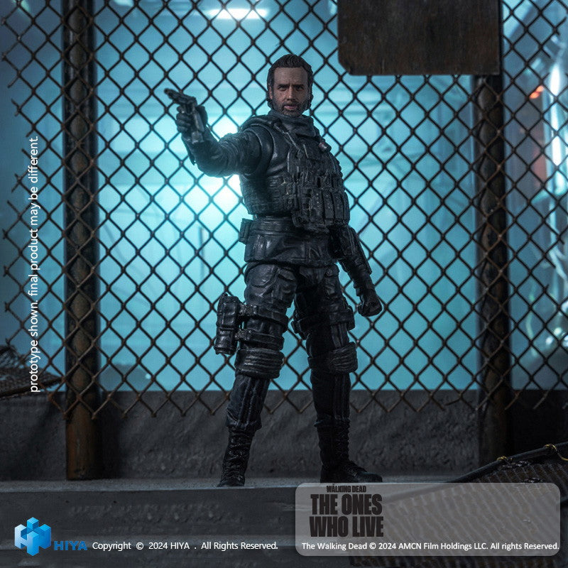 【新品即納】[FIG] エクスクイジット ミニ リック ウォーキング・デッド: ザ・ワンズ・フー・リブ 1/18 完成品 アクションフィギュア(EMW0309) ハイヤトイズ(20250630)