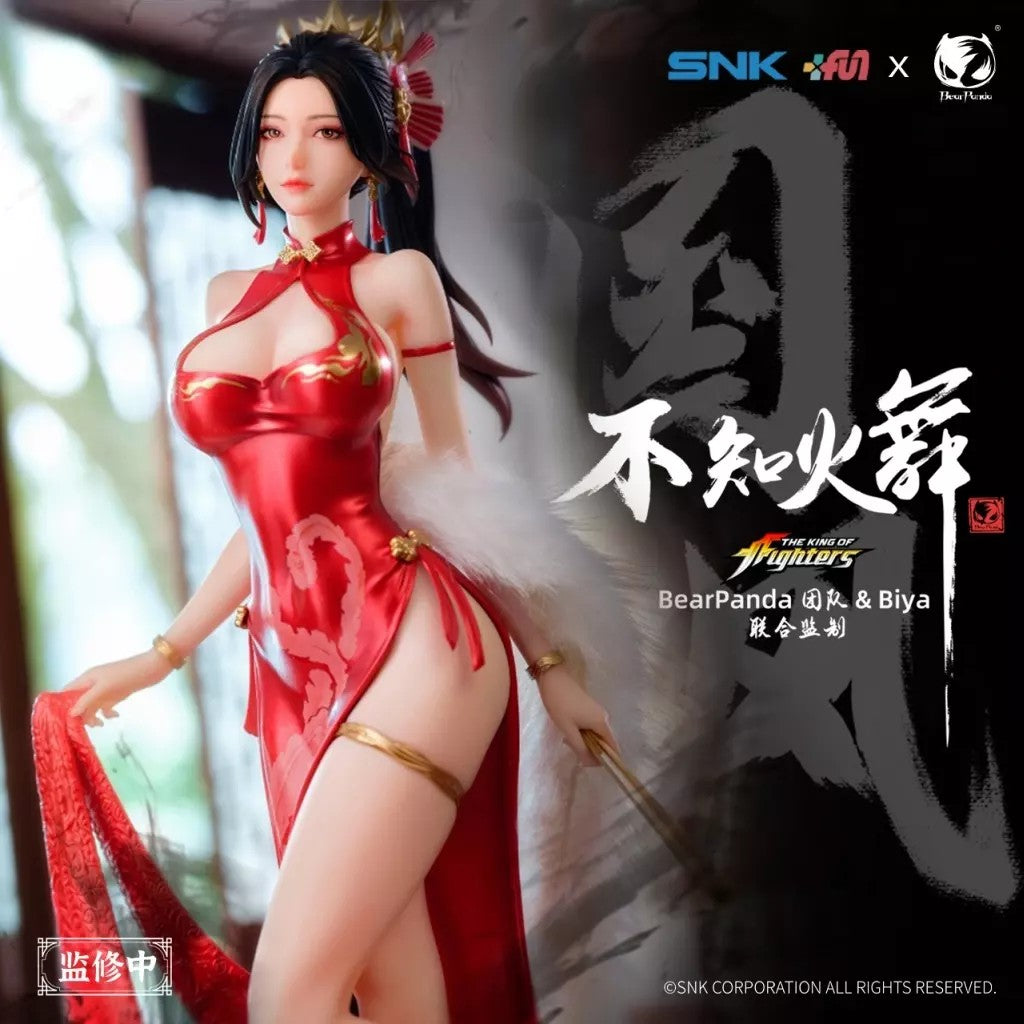【新品】【お取り寄せ】[FIG] タペストリー付属 不知火舞(しらぬいまい) 紅裳舞Ver. THE KING OF FIGHTERS(ザ・キング・オブ・ファイターズ) 1/7 完成品 フィギュア BearPanda(ベアパンダ)(20260131)