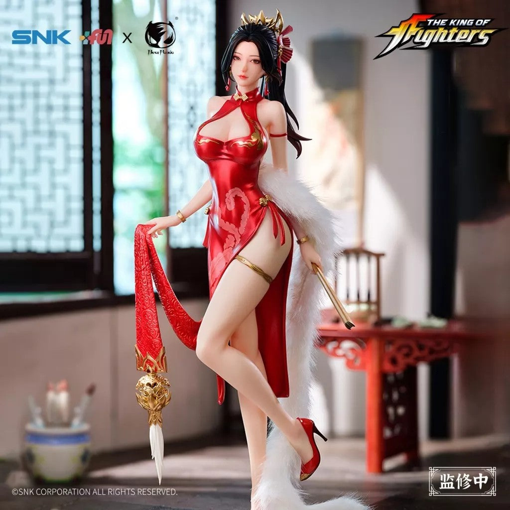 【新品】【お取り寄せ】[FIG] タペストリー付属 不知火舞(しらぬいまい) 紅裳舞Ver. THE KING OF FIGHTERS(ザ・キング・オブ・ファイターズ) 1/7 完成品 フィギュア BearPanda(ベアパンダ)(20260131)