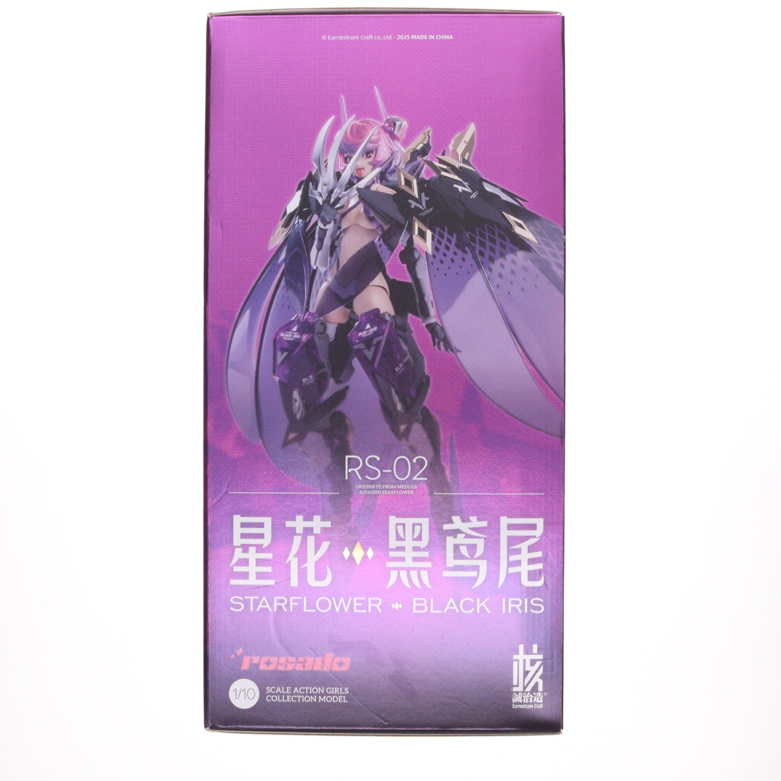 【新品即納】[FIG] rosado Project RS-02 星花・ブラックアイリス 1/10 完成品 アクションフィギュア 核誠治造(EARNESTCORE CRAFT/アニスコル)(20250630)