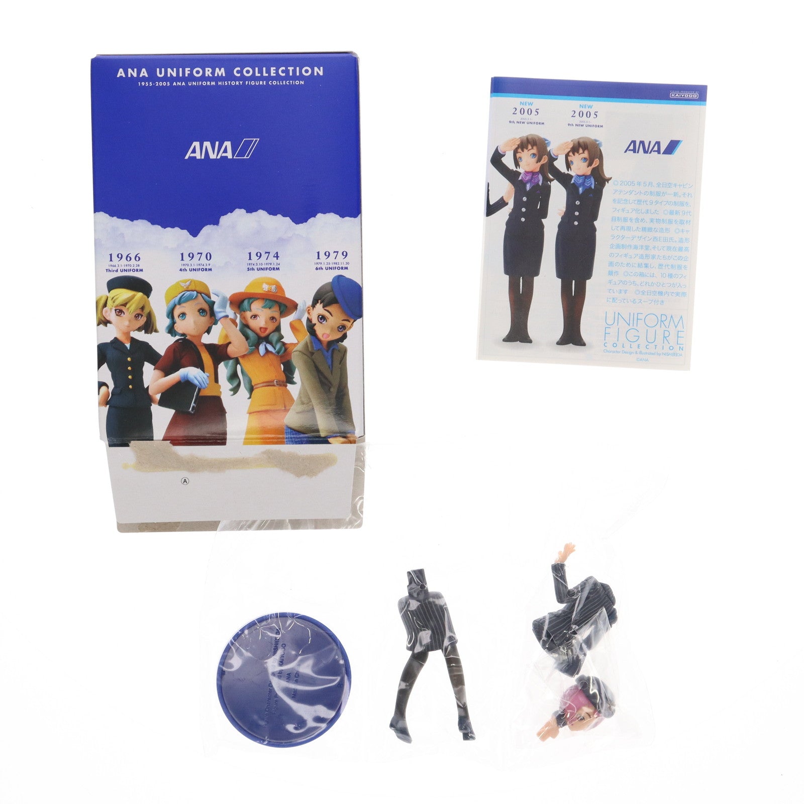 【中古即納】[FIG] (単品)(食玩) 1990 8th Uniform ANA UNIFORM COLLECTION(ANAユニフォームコレクション) フィギュア 海洋堂(20050501)