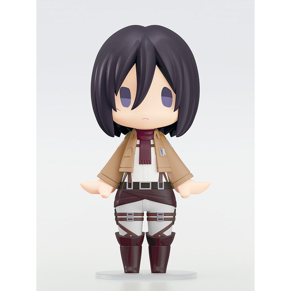 【新品即納】[FIG] HELLO! GOOD SMILE ミカサ・アッカーマン 進撃の巨人 完成品 可動フィギュア グッドスマイルカンパニー(20250525)