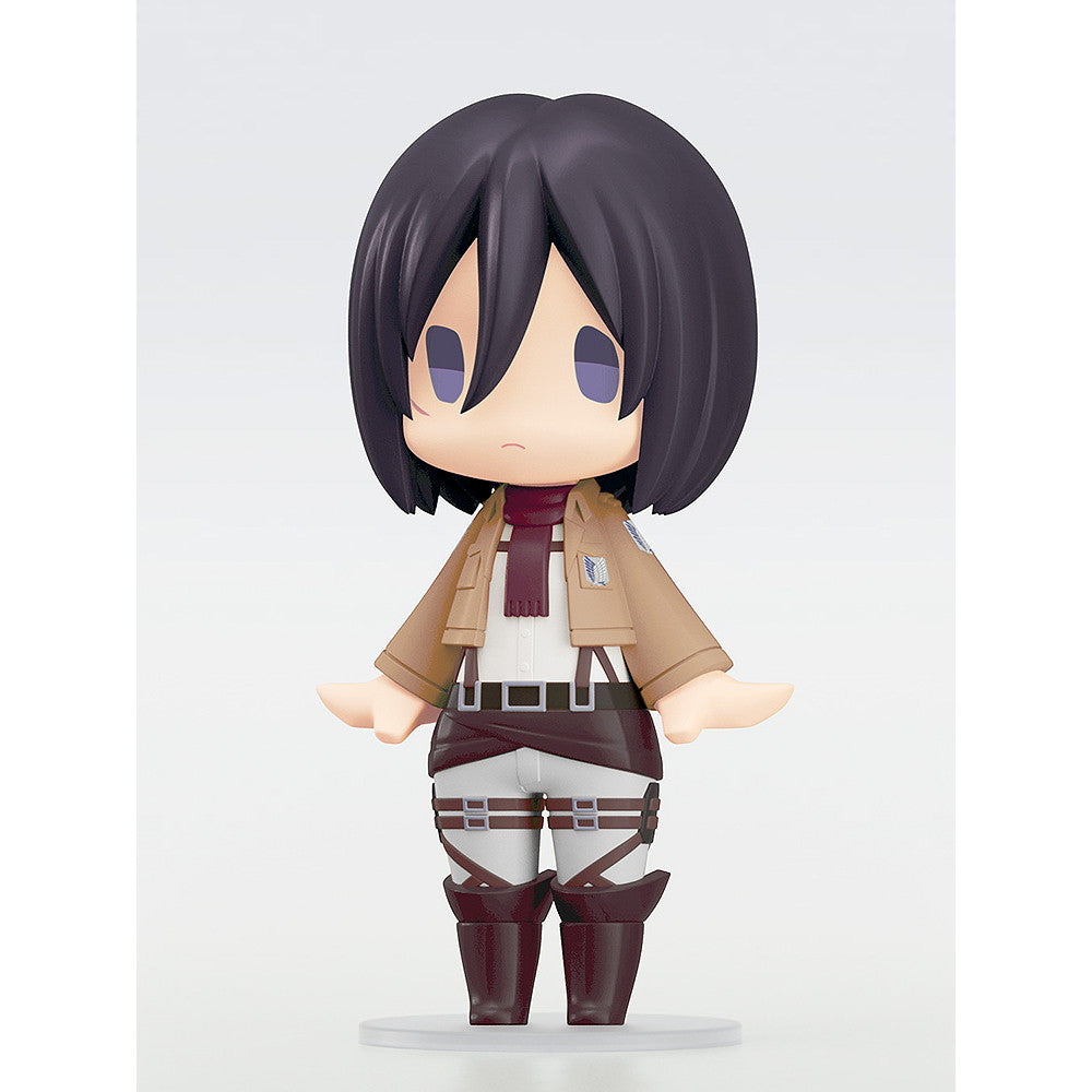 【新品即納】[FIG] HELLO! GOOD SMILE ミカサ・アッカーマン 進撃の巨人 完成品 可動フィギュア グッドスマイルカンパニー(20250525)