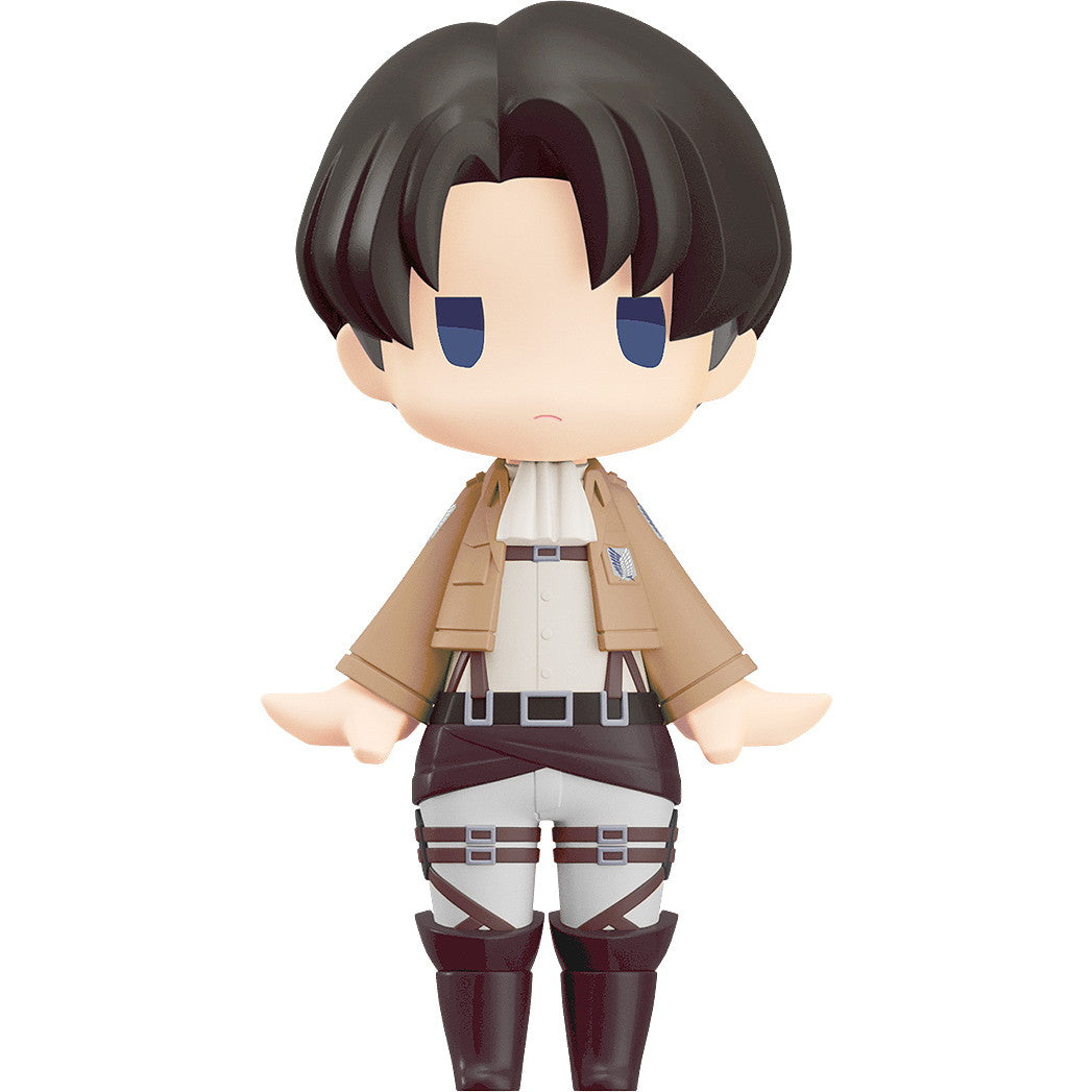 【新品即納】[FIG] HELLO! GOOD SMILE リヴァイ 進撃の巨人 完成品 可動フィギュア グッドスマイルカンパニー(20250525)