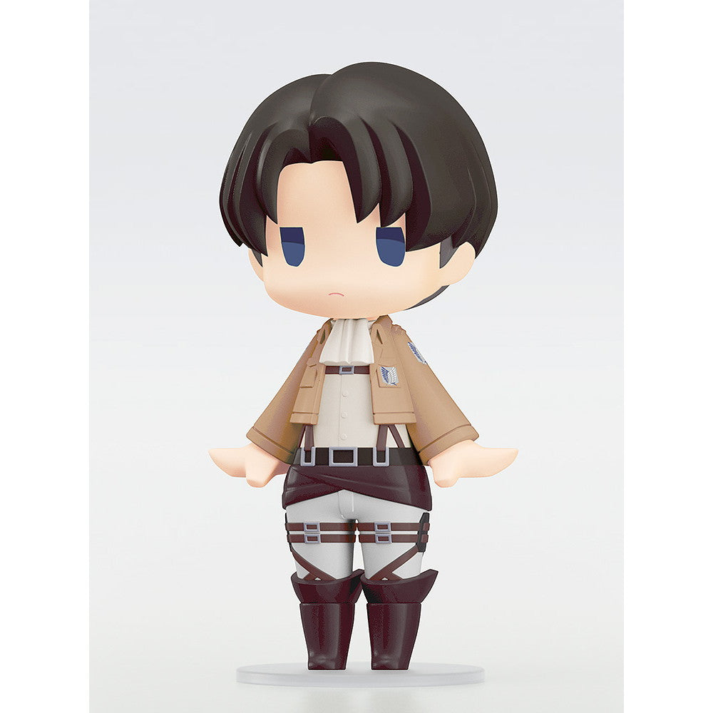 【新品即納】[FIG] HELLO! GOOD SMILE リヴァイ 進撃の巨人 完成品 可動フィギュア グッドスマイルカンパニー(20250525)