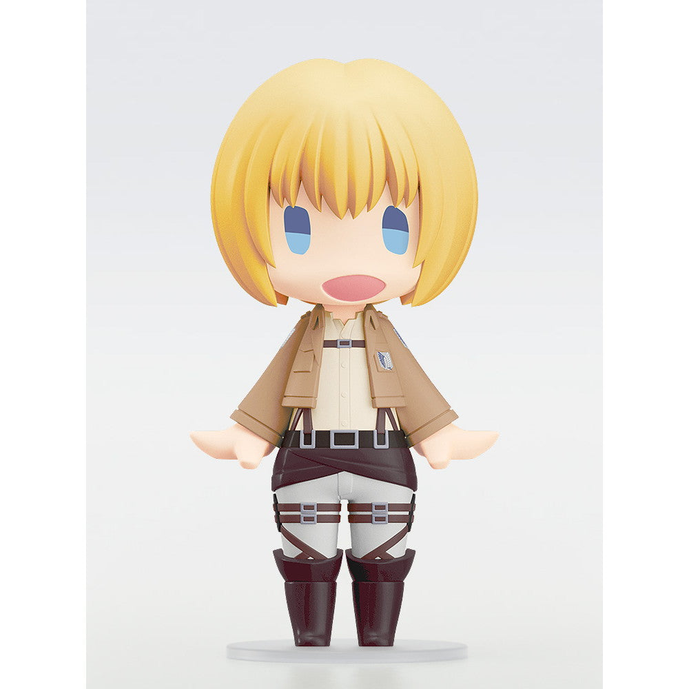 【新品即納】[FIG] HELLO! GOOD SMILE アルミン・アルレルト 進撃の巨人 完成品 可動フィギュア グッドスマイルカンパニー(20250525)