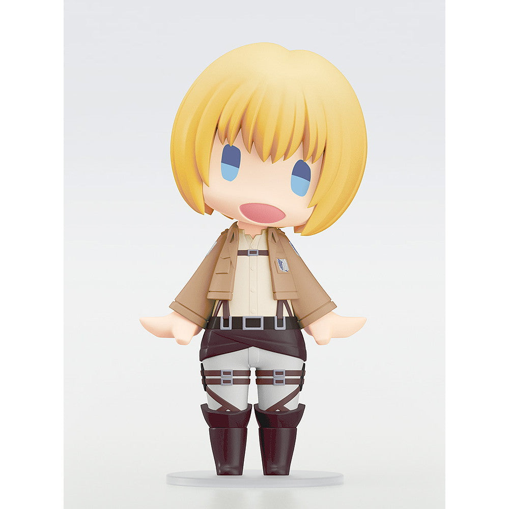 【新品即納】[FIG] HELLO! GOOD SMILE アルミン・アルレルト 進撃の巨人 完成品 可動フィギュア グッドスマイルカンパニー(20250525)