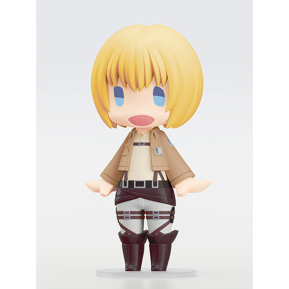 【新品即納】[FIG] HELLO! GOOD SMILE アルミン・アルレルト 進撃の巨人 完成品 可動フィギュア グッドスマイルカンパニー(20250525)