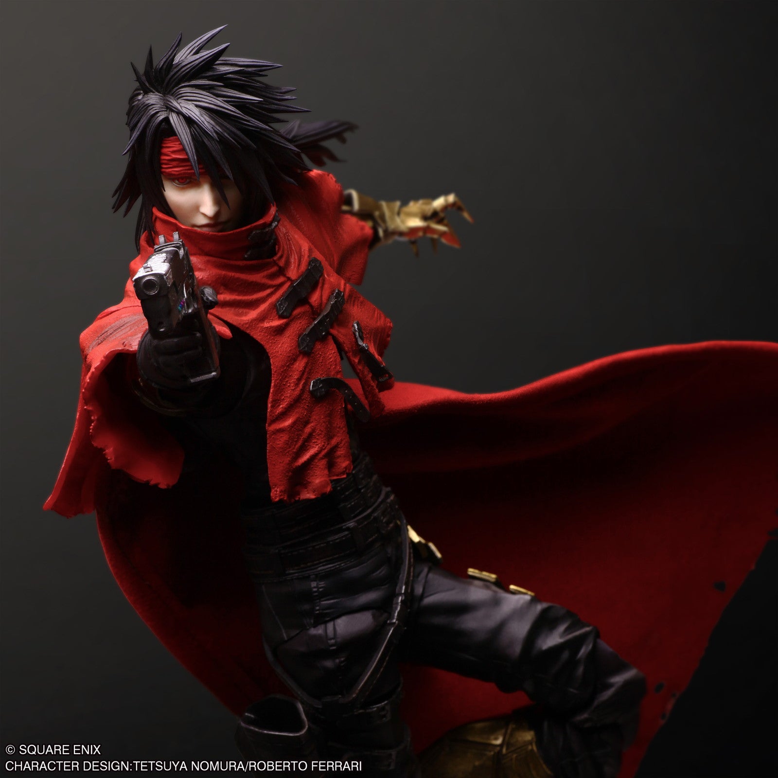 【中古即納】[FIG] PLAY ARTS真(プレイアーツ真) ヴィンセント・ヴァレンタイン FINAL FANTASY VII REBIRTH(ファイナルファンタジー7 リバース) 完成品 可動フィギュア スクウェア・エニックス(20251031)