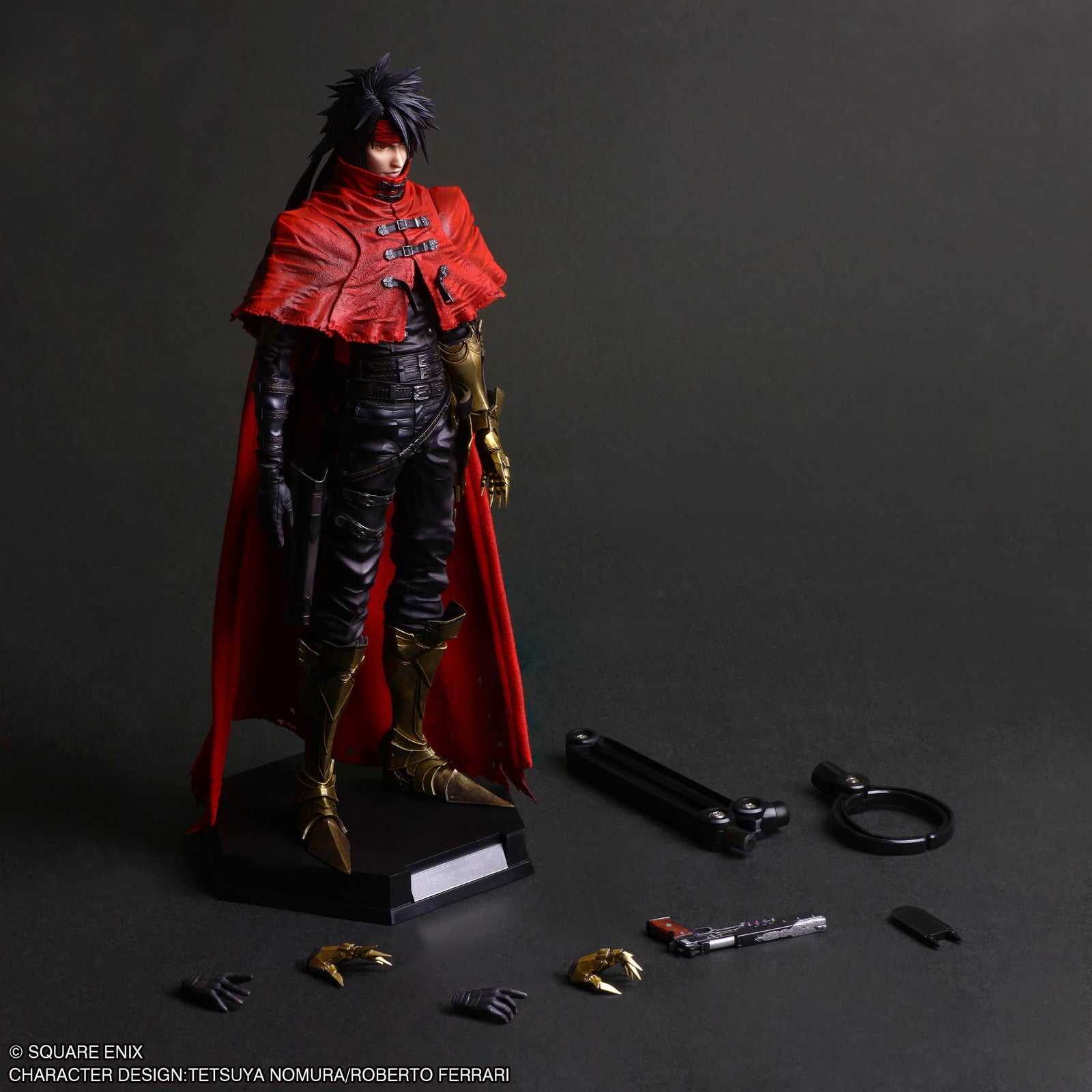 【中古即納】[FIG] PLAY ARTS真(プレイアーツ真) ヴィンセント・ヴァレンタイン FINAL FANTASY VII REBIRTH(ファイナルファンタジー7 リバース) 完成品 可動フィギュア スクウェア・エニックス(20251031)