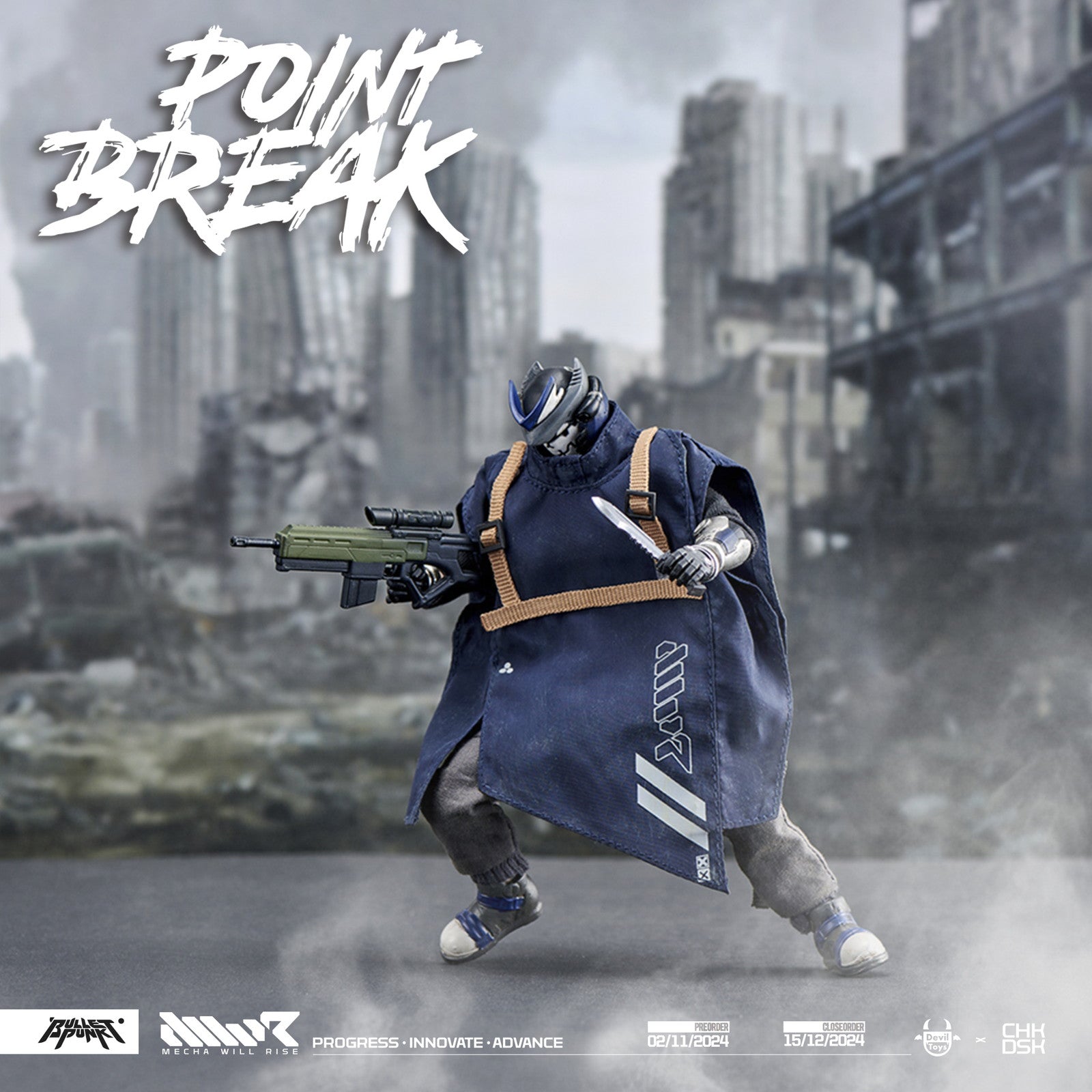 【新品即納】[FIG] Carbine(Point Break Version) 1:12 Scale Action Figure POINT BREAK(ポイント・ブレイク) 1/12 完成品 可動フィギュア Devil Toys(デビルトイズ)(20250630)