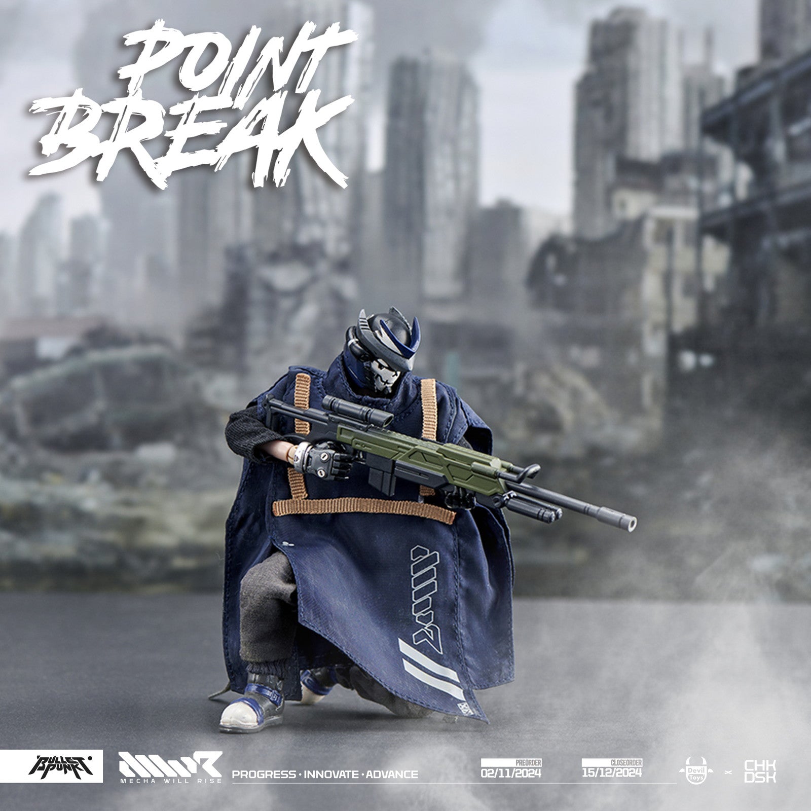 【新品即納】[FIG] Carbine(Point Break Version) 1:12 Scale Action Figure POINT BREAK(ポイント・ブレイク) 1/12 完成品 可動フィギュア Devil Toys(デビルトイズ)(20250630)
