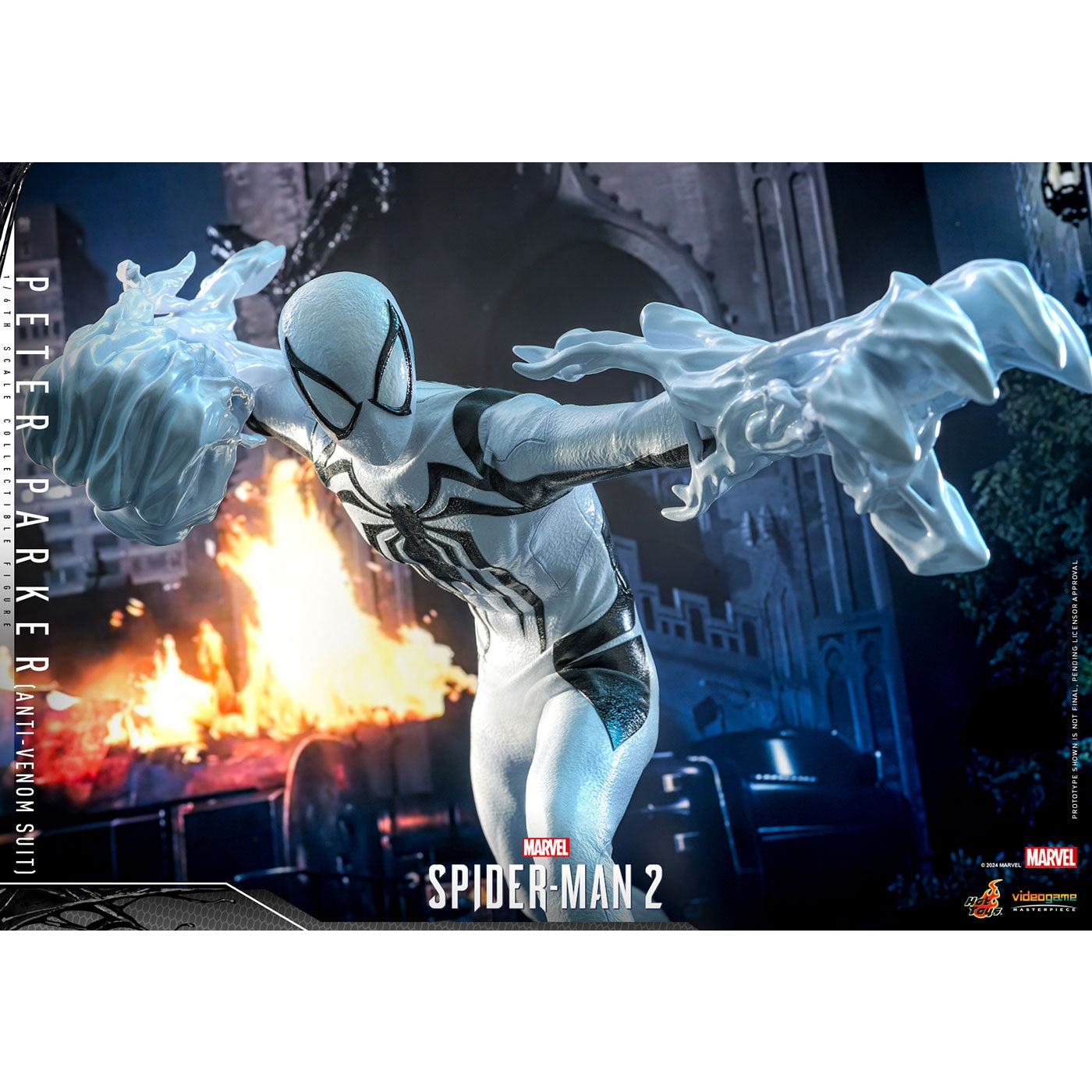 【新品】【お取り寄せ】[FIG] ビデオゲーム・マスターピース ピーター・パーカー/スパイダーマン(アンチヴェノム・スーツ) Marvel's Spider-Man 2(マーベルズ スパイダーマン2) 1/6 完成品 可動フィギュア(VGM#69) ホットトイズ(20260131)