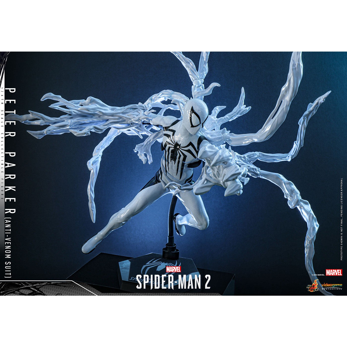 【新品】【お取り寄せ】[FIG] ビデオゲーム・マスターピース ピーター・パーカー/スパイダーマン(アンチヴェノム・スーツ) Marvel's Spider-Man 2(マーベルズ スパイダーマン2) 1/6 完成品 可動フィギュア(VGM#69) ホットトイズ(20260131)