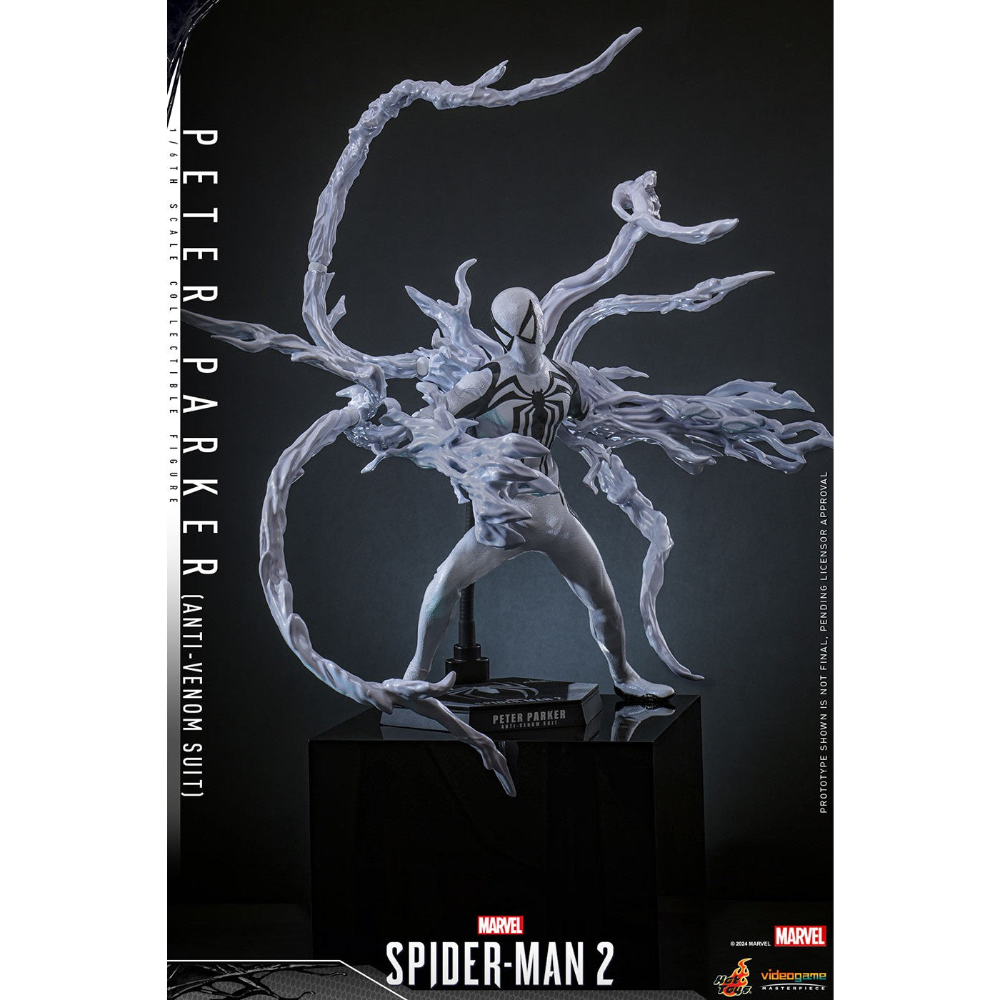 【新品】【お取り寄せ】[FIG] ビデオゲーム・マスターピース ピーター・パーカー/スパイダーマン(アンチヴェノム・スーツ) Marvel's Spider-Man 2(マーベルズ スパイダーマン2) 1/6 完成品 可動フィギュア(VGM#69) ホットトイズ(20260131)