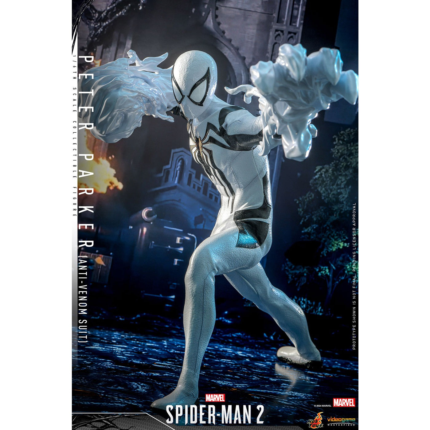 【新品】【お取り寄せ】[FIG] ビデオゲーム・マスターピース ピーター・パーカー/スパイダーマン(アンチヴェノム・スーツ) Marvel's Spider-Man 2(マーベルズ スパイダーマン2) 1/6 完成品 可動フィギュア(VGM#69) ホットトイズ(20260131)