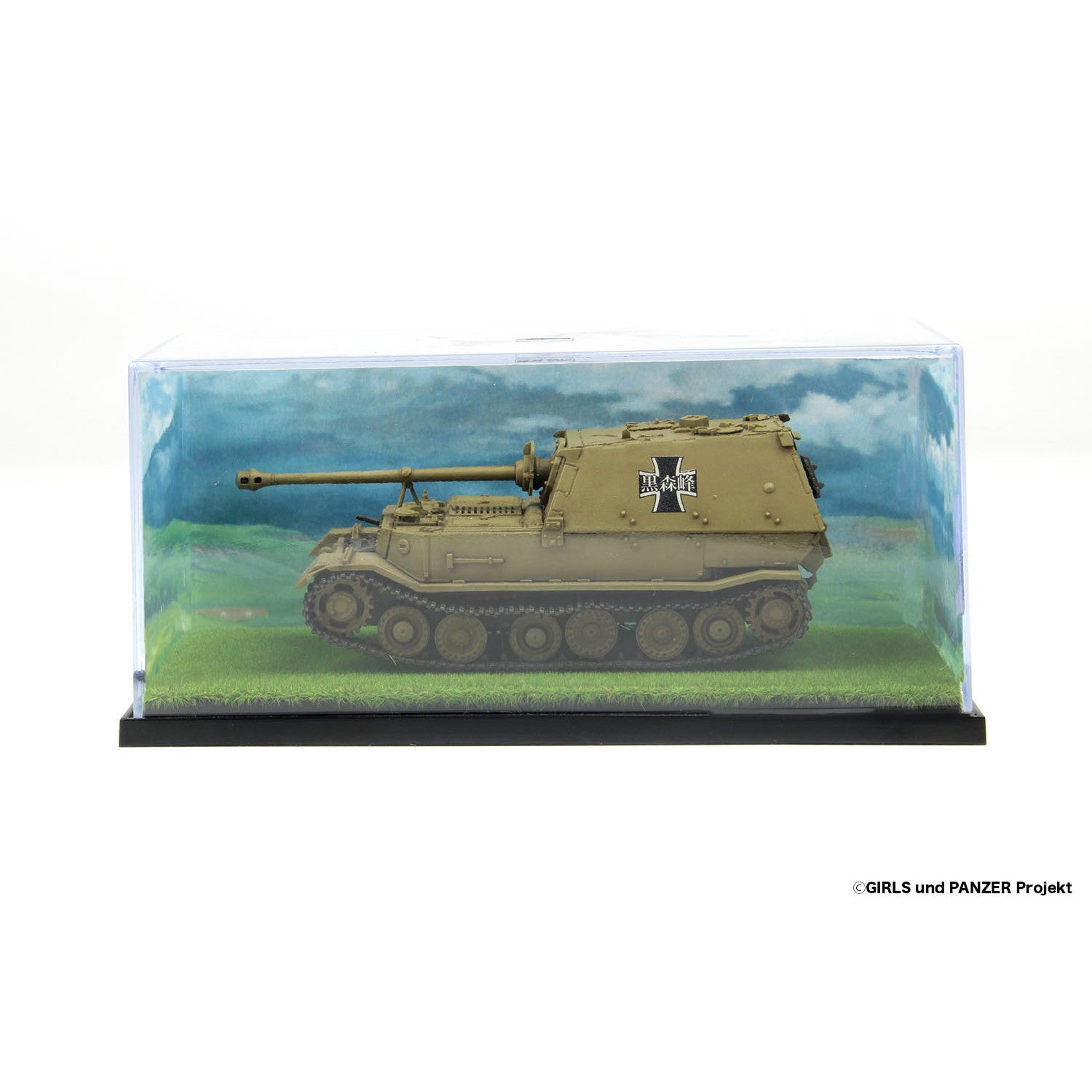 【新品即納】[FIG] (再販) てのひら戦車道コレクション 重駆逐戦車エレファント 黒森峰女学園 草原での戦いです! ガールズ&パンツァー 1/72 完成品 フィギュア(GPC72-25) プラッツ(20250131)